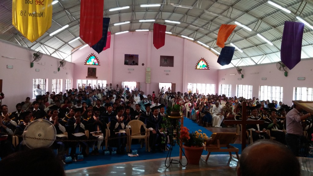 Graduation at a seminary graduation in India (Photo: Jesse Johnson)