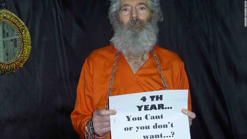 This picture of Robert Levinson was sent to his family four years after his disappearance. (Photo: CNN.com/the Levinson family)