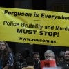 Demonstrators in New York City marched on Dec. 1 to protest the death of Ferguson, Mo., 18-year-old Michael Brown. (Photo: Sam Simmonds/Polaris/Newscom)