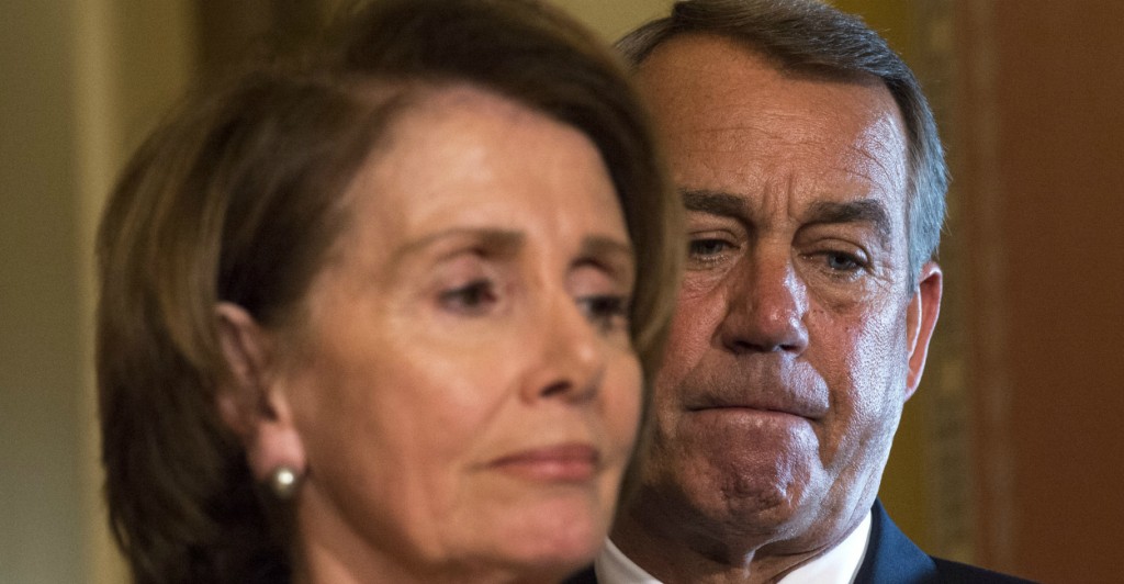 House Speaker John Boehner and Minority Leader Nancy Pelosi (Photo: Kevin Dietsch/UPI/Newscom)