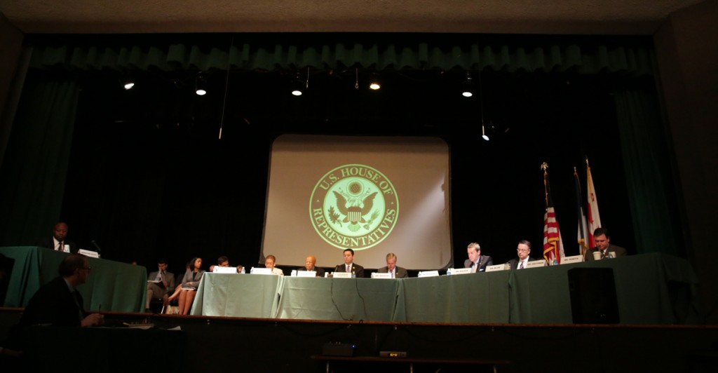 Members of Congress conducted a field hearing on the D.C. Opportunity Scholarship Program at Archbishop Carroll High School. (Photo courtesy of House Oversight and Government Reform Committee)