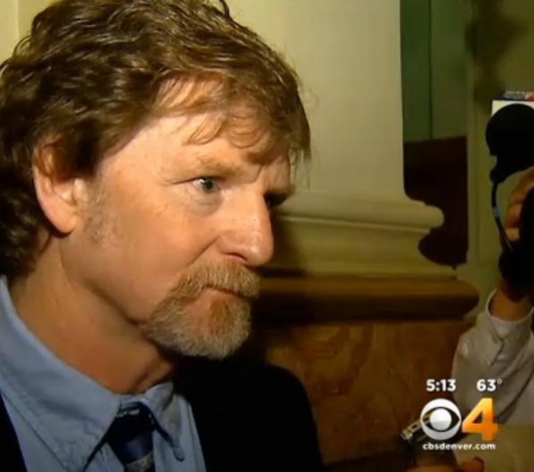 'I just don’t do cakes for same-sex weddings,' Jack Phillips recalls telling the two men. (Photo: CBS4, KCNC-TV Denver)