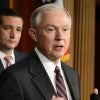 Sens. Ted Cruz, left, and Jeff Sessions want answers on terror suspects entering America.  (Photo: Michael Reynolds/EPA/Newscom)