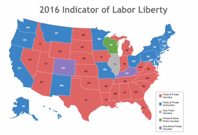Where Does Your State Stand On Right To Work