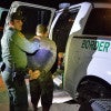 U.S. Border Patrol agents search a person suspected of crossing the Rio Grande River to enter the United States illegally near McAllen, Texas, earlier this month. The nearly 2,000-mile border with Mexico is the most frequently crossed international border in the world. (Photo: Larry W. Smith/EPA/Newscom)