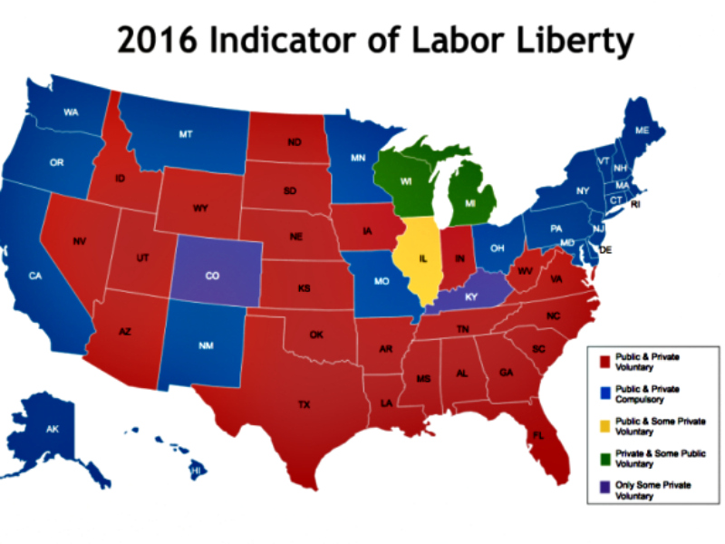 Map: Center for Worker Freedom