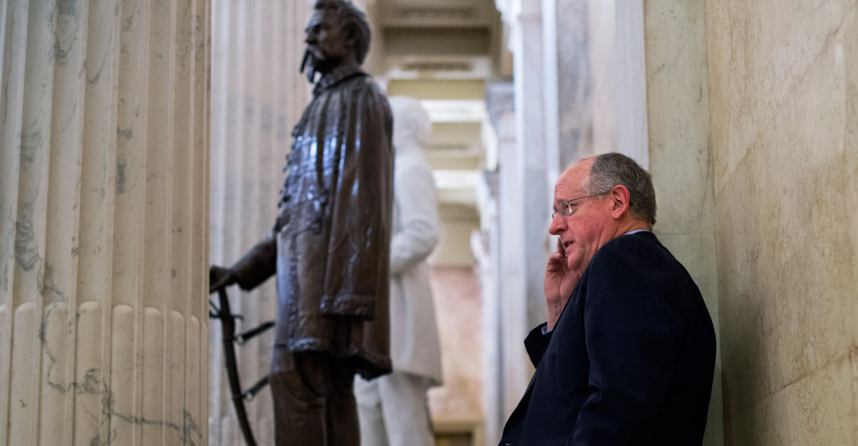 In a bipartisan gesture unique to Congress, Agriculture Chairman Mike Conaway says he's looking forward to working closely with his Democrat counterpart to draft the 2018 farm bill. (Photo: Tom Williams/CQ Roll Call/Newscom)