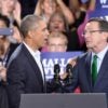 President Barack Obama campaigns with Connecticut Gov. Dan Malloy in Bridgeport just days before the 2014 election in the state. (Photo: Bill Shettle
/Zuma Press/Newscom)