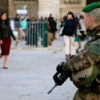 French soldiers stand guard in front of Notre Dame Cathedral in Paris in November 2015. (Photo: Nolan Peterson/The Daily Signal)