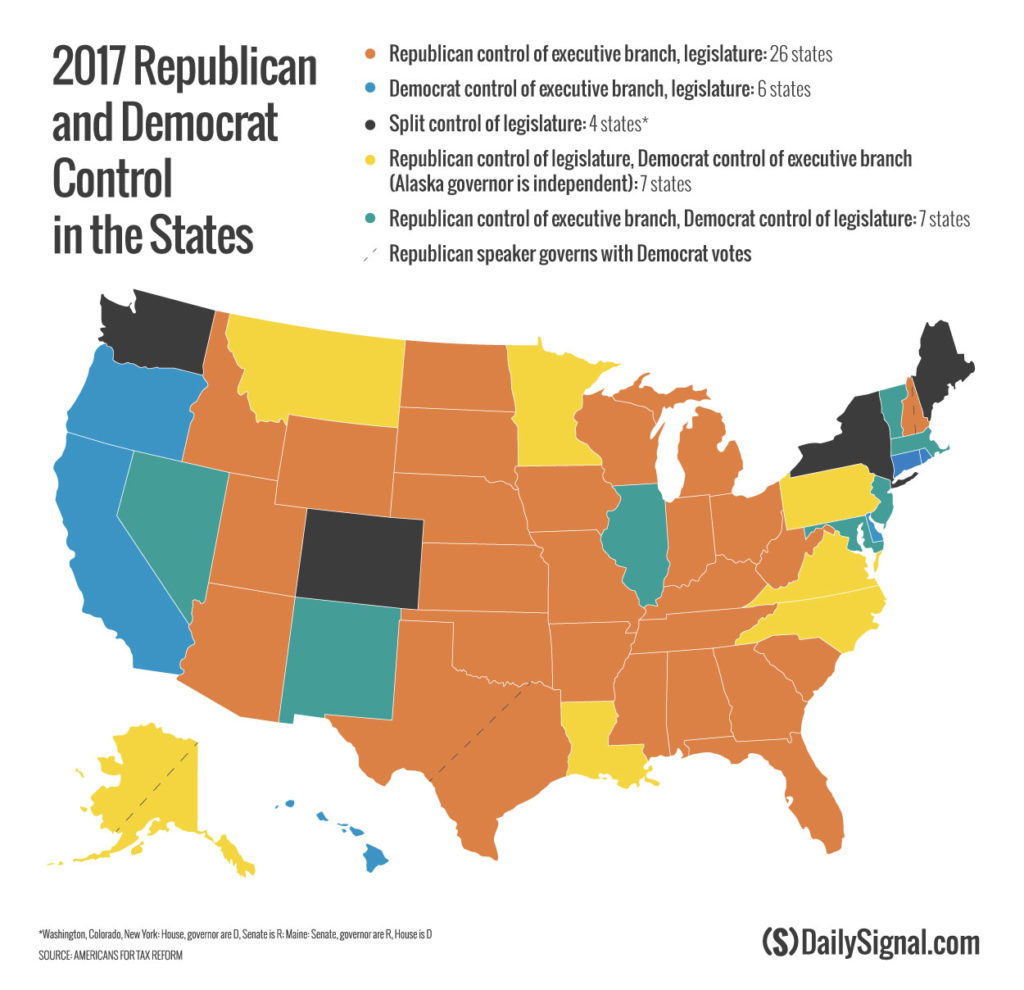Strongest Republican Party States In The U.S.