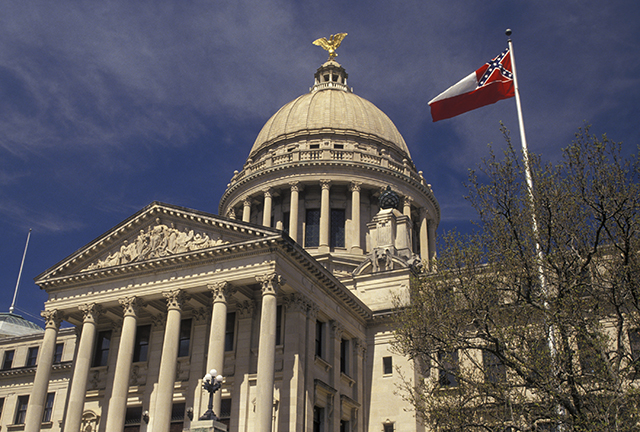State Capitol, Jackson, Mississippi. Photo: Newscom