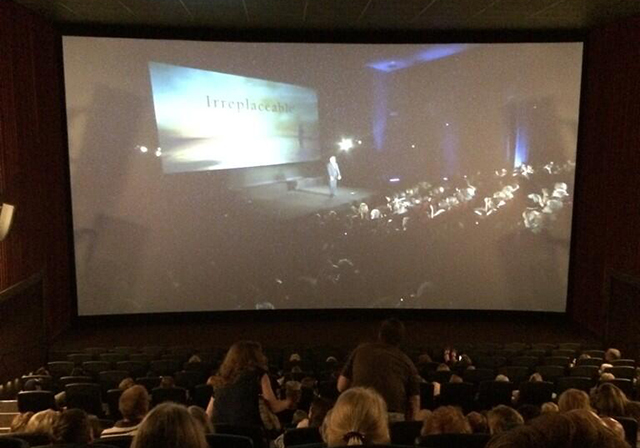 The  in Louisville, KY for Irreplaceable movie. (Photo: Steve Watters via ?@SteveWatters Twitter)
