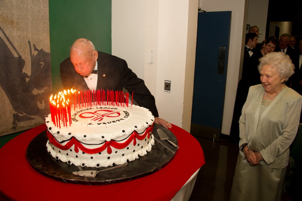 Truett celebrated his 90 birthday.