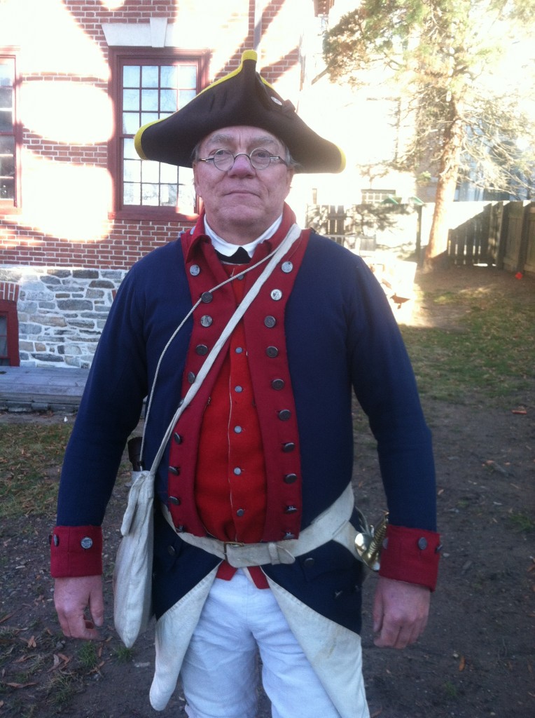 Jim Stinson, a Lawrence, N.J. resident who portrayed a Continental artillery commander. (Photo: Courtesy Kevin Mooney)