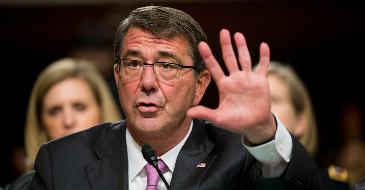 Defense Secretary Ashton Carter testifies during a hearing on "Counter-ISIL Strategy" on Tuesday, July 7, 2015. (Photo: Bill Clark/CQ Roll Call/Newscom)