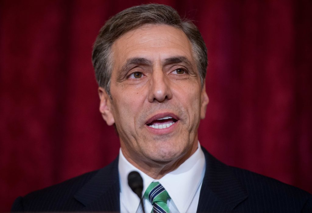 Rep. Lou Barletta, R-Pa., proposed legislation that would crack down on sanctuary cities. (Photo By Tom Williams/CQ Roll Call)