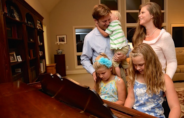 Ben and Melissa Sasse raise their three children in Nebraska (Photo: Sasse for Senate)
