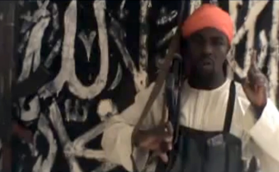A screengrab taken from a video purportedly from Islamist group Boko Haram released on Youtube on May 1, 2012 shows a man holding an AK-47 assault rifle. (Photo: YouTube)