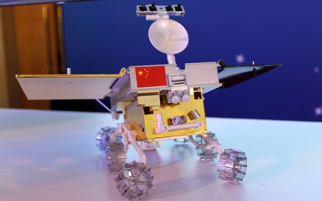 1: 8 Scale Model of Chang'e 3 Moon Rover (LIU HUAIYU/FEATURECHINA/Newscom)
