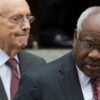 Supreme Court Justice Clarence Thomas' recent dissent could provide the impetus for the court to examine the scope of Congress’ power to regulate international commerce. (Photo: Joshua Roberts/Reuters
/Newscom)