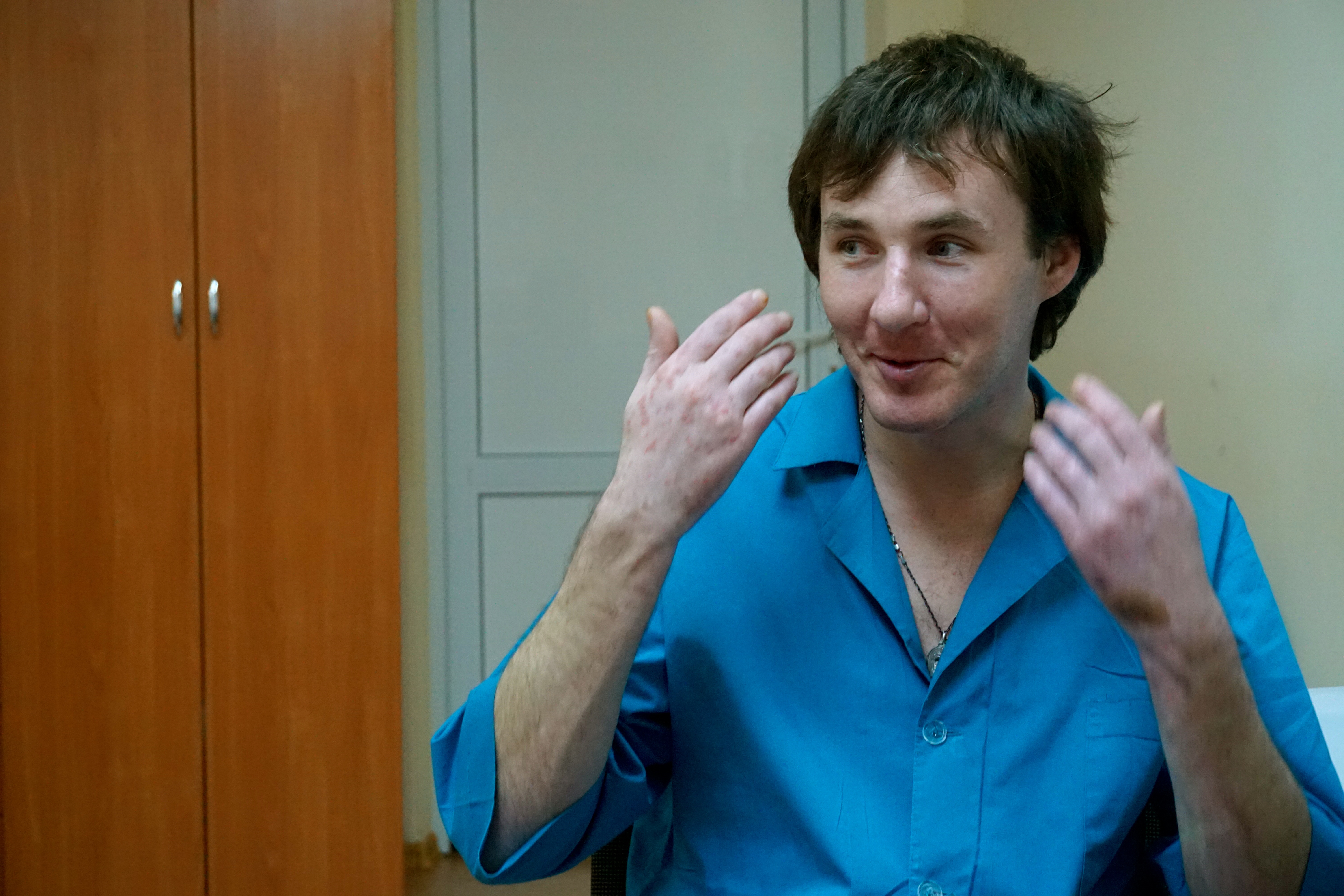 Krypychenko credited his religious faith and a good sense of humor with his ability to maintain hope throughout his captivity. (Photo: Nolan Peterson/The Daily Signal)