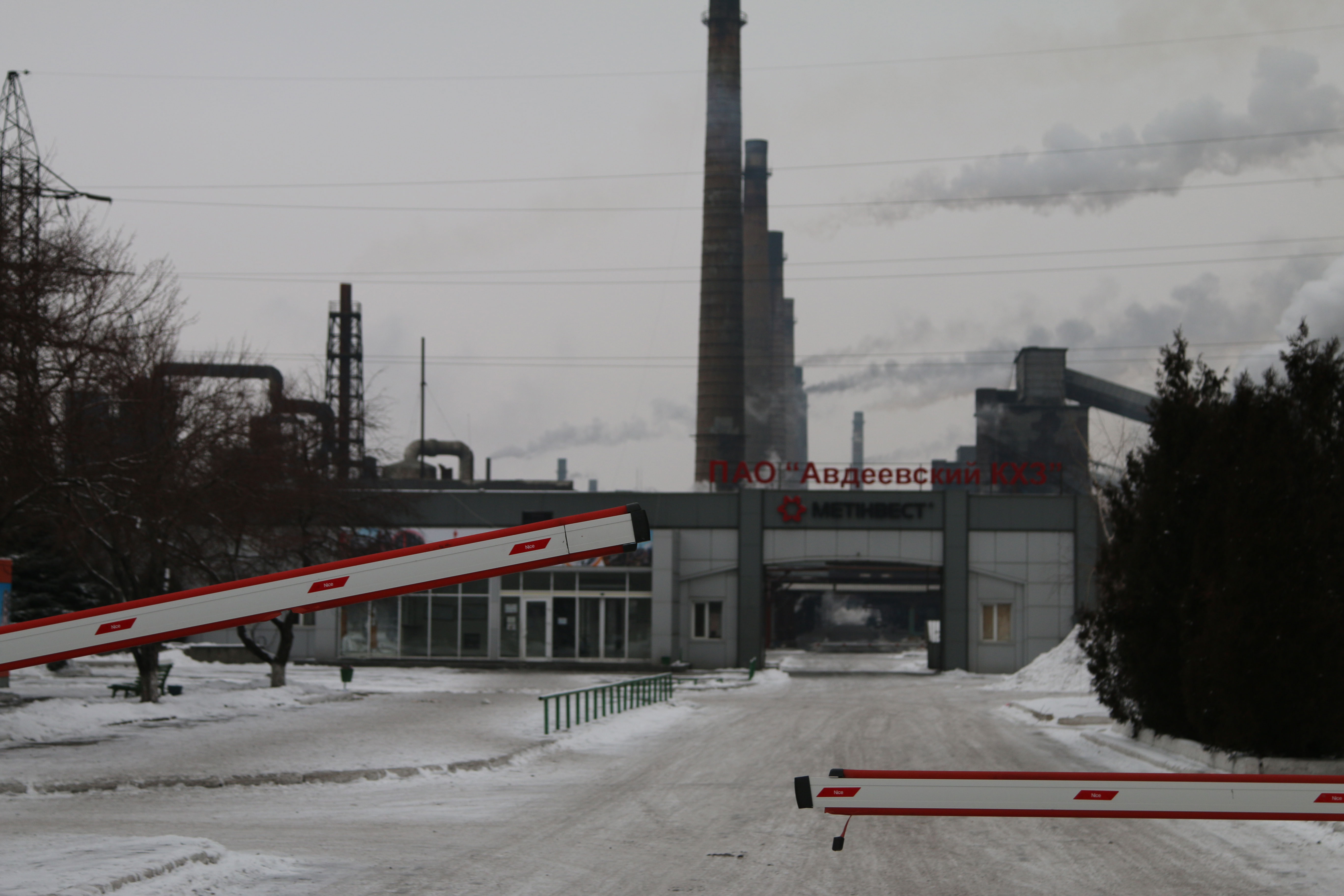 The Avdiivka Coke Plant is the largest coke production factory in Europe.
