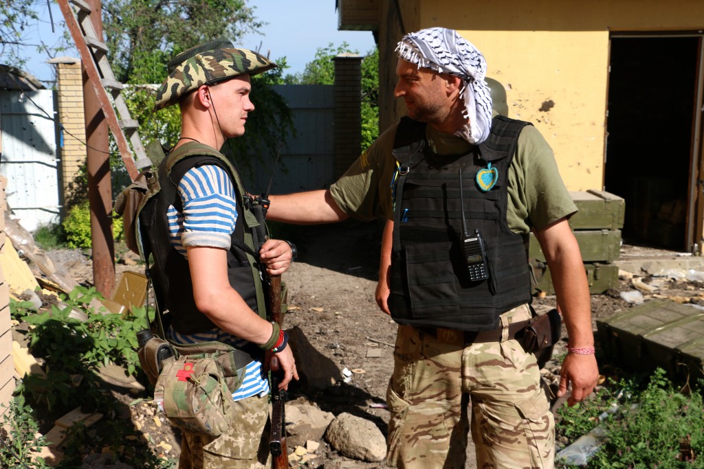 Many Ukrainian soldiers on the front line are as young as 18 or 19 years old. (Photo: Nolan Peterson/The Daily Signal)