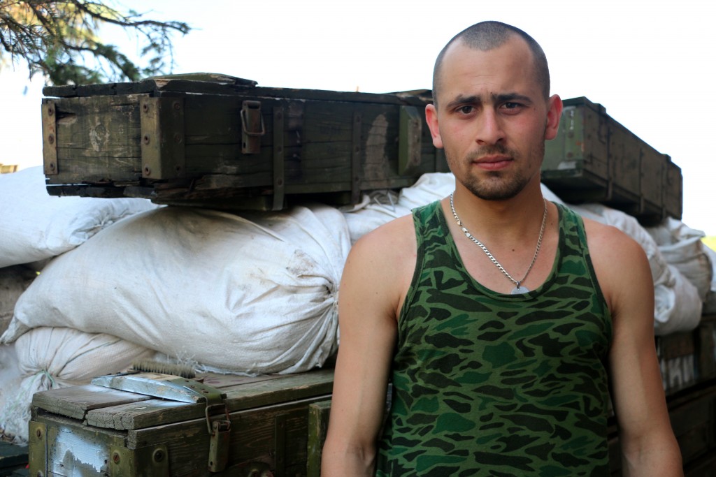 Volodymyr, 22, from Lviv, Ukraine (Photo: Nolan Peterson/The Daily Signal)