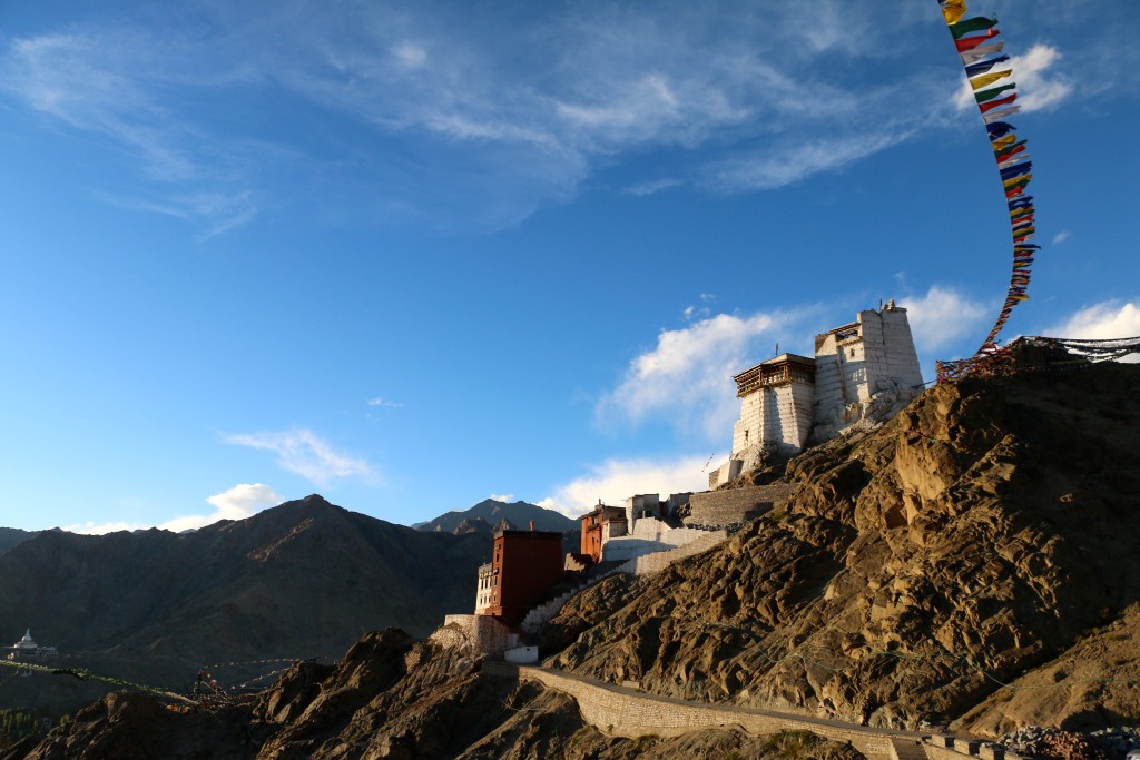Ladakh has the same arid, barren mountain terrain as Tibet. (Photo: Nolan Peterson/The Daily Signal)
