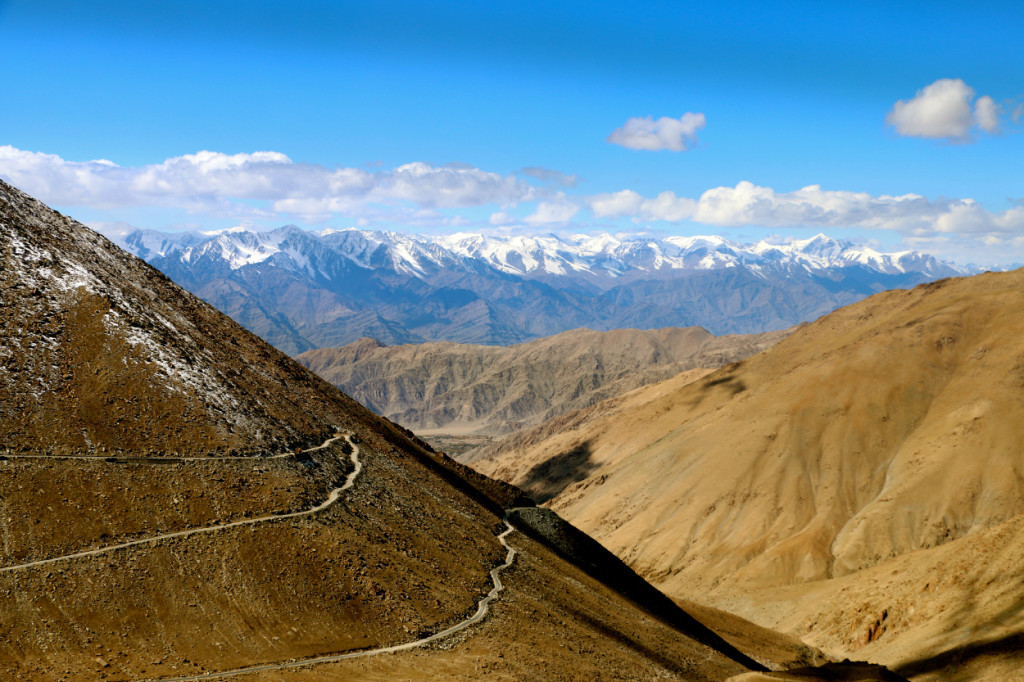 The road to Pangong Lake from the Ladhaki capital of Leh. (Photo: Nolan Peterson/The Daily Signal)