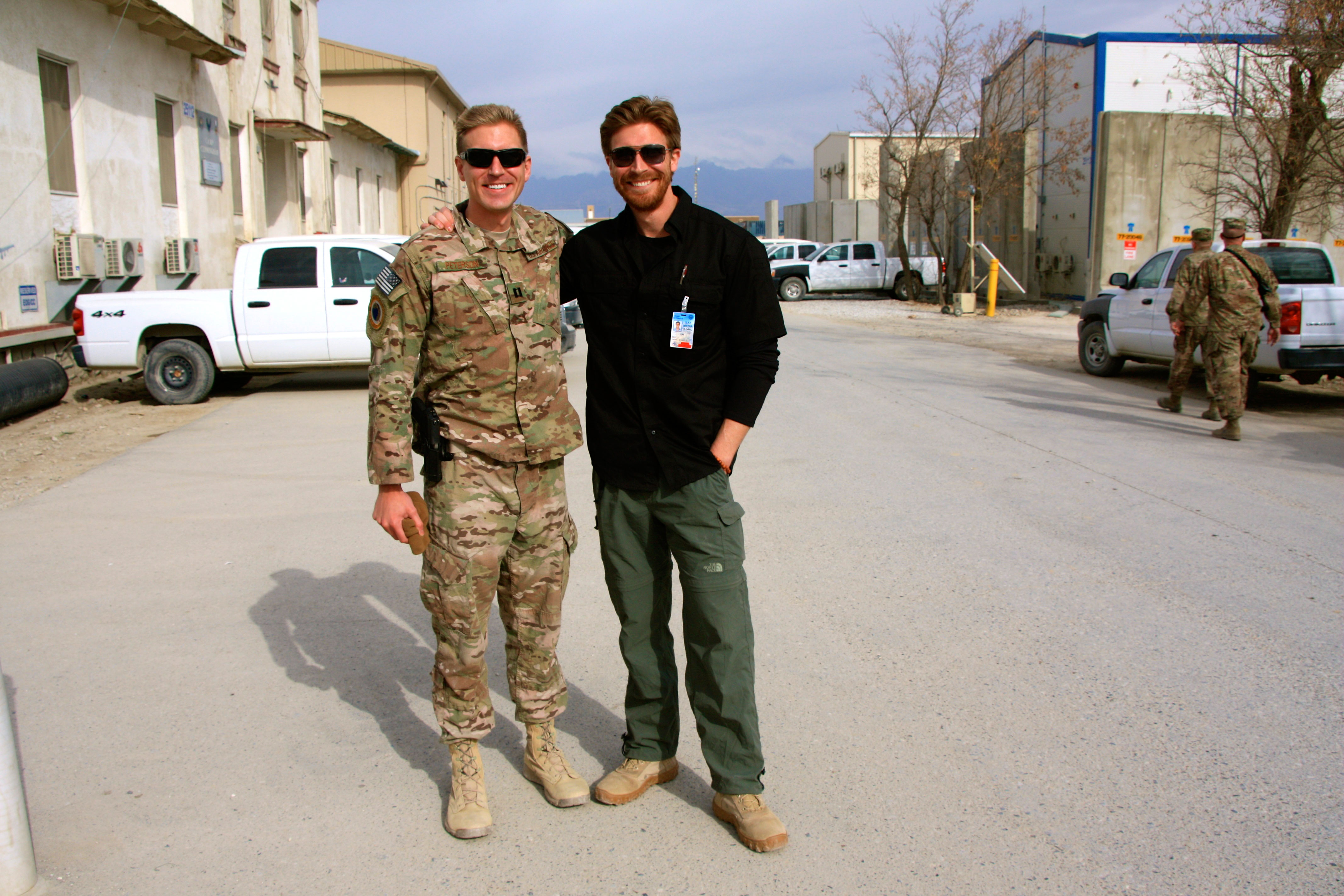 The author together with his brother in Afghanistan in 2013. (Photos: Nolan Peterson/The Daily Signal)