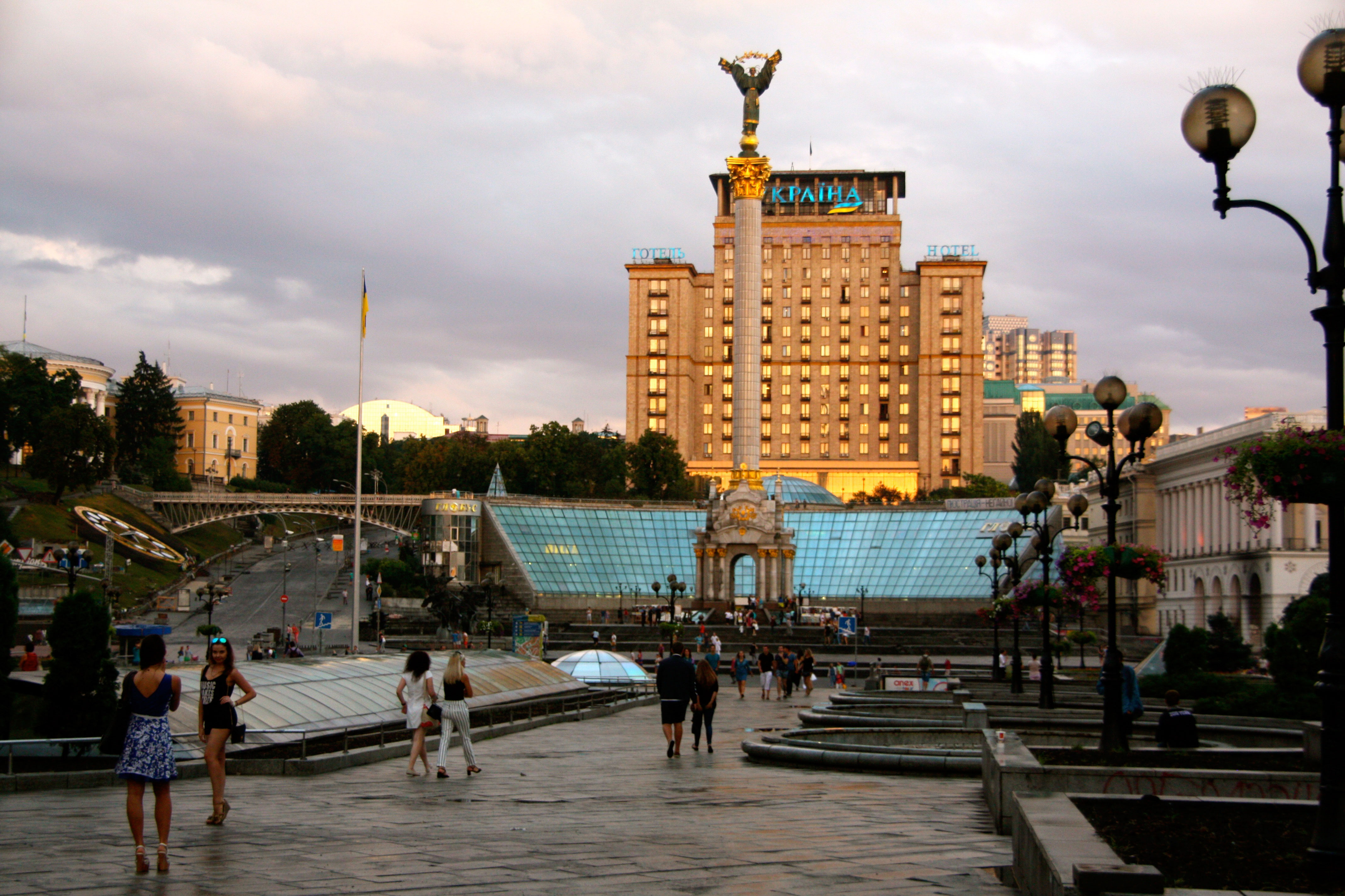 Ukraine’s Independence Square—the Maidan.