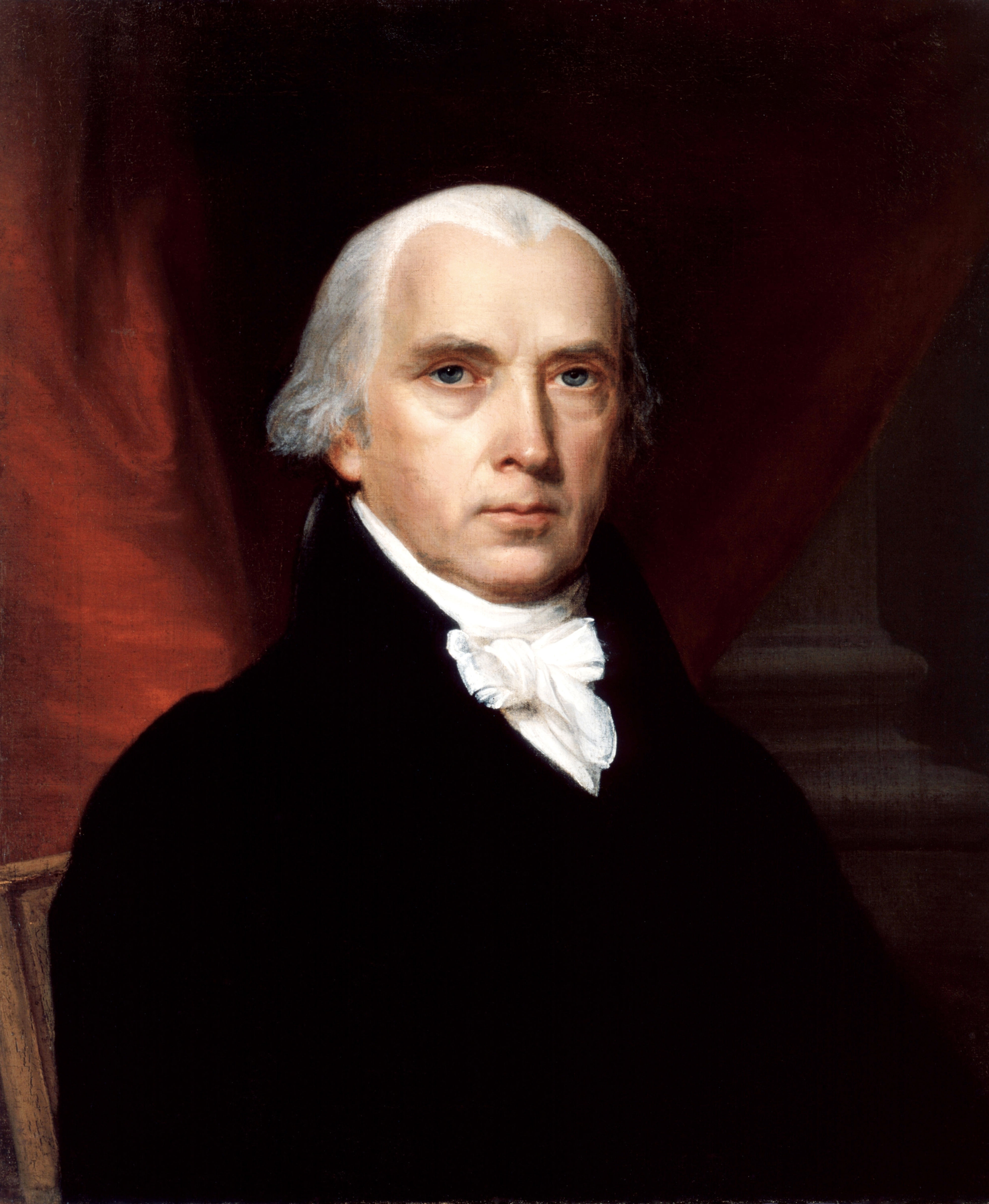 James Madison, a key American founder and author of the U.S. Constitution.
