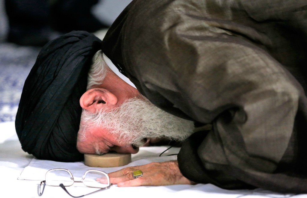 Iran's supreme leader, Ayatollah Ali Khamenei, attends a mass prayer in Tehran. (Photo: Ay-Collection/SIPA/Newscom)