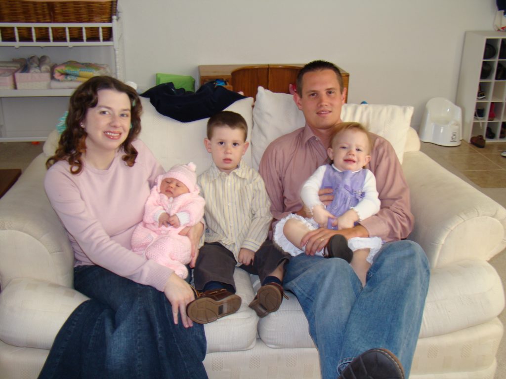 A family photo of Susanna Ruth Makinson and Andrew Widman, pictured with their children, Sylvia, Samuel and Sasha (Photo: Courtesy of Susanna Ruth Makinson)