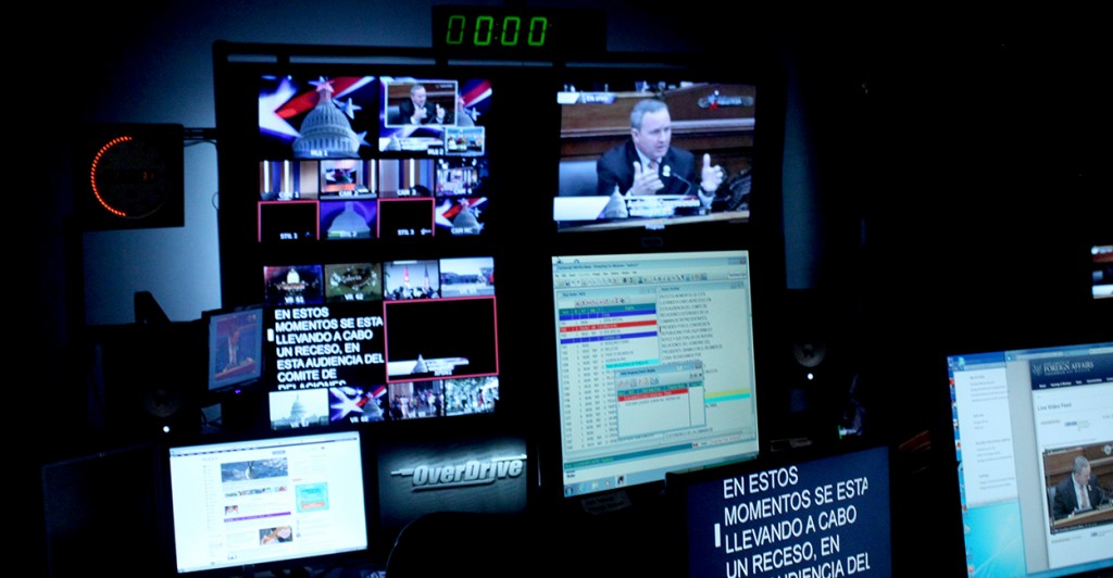 Last week, the Martís dedicated all of its platforms to cover hearings in Congress on the new U.S. policy with Cuba. (Photo: Josh Siegel) 