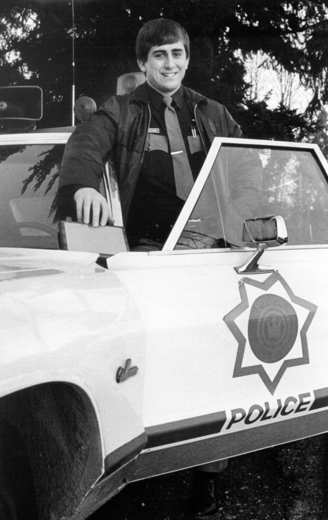 Rep. Dave Reichert, R-Wash., is pictured during his policing days in the early 1970s when he was a patrol officer. (Photo courtesy of Reichert)