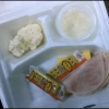 Kaytlin Shelton's lunch consisted of a few slices of lunch meat, a slice of cheese, two small packages of crackers and two pieces of cauliflower. (Photo: KOKH-TV)