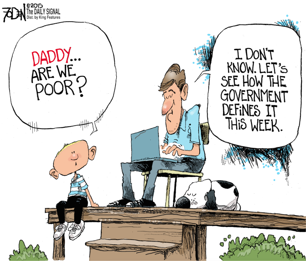 Cartoon: Are 40 Million Americans Truly Poor?