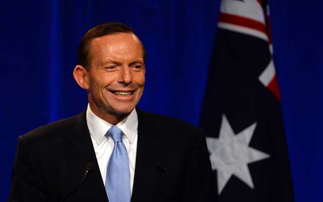 Australian Prime Minister-elect Tony Abbott (SAEED KHAN/AFP/Getty Images/Newscom)