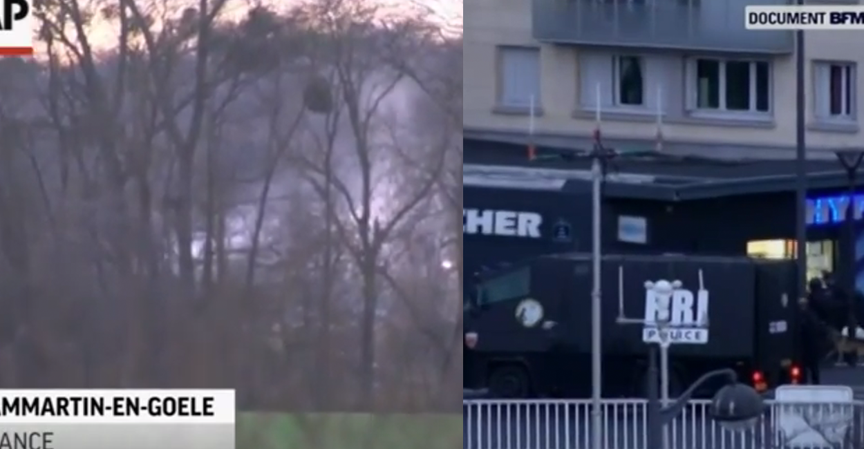 Raw Footage of French Police Raids: Smoke, Explosions and Chaos - Daily Signal