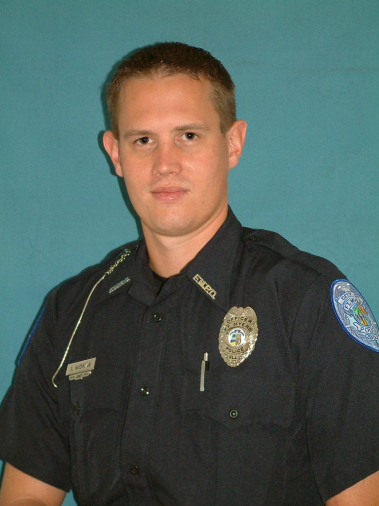 Andrew Widman of the Fort Myers Police Department was killed in the line of duty in July 2008. (Photo: Courtesy of Susanna Ruth Makinson)