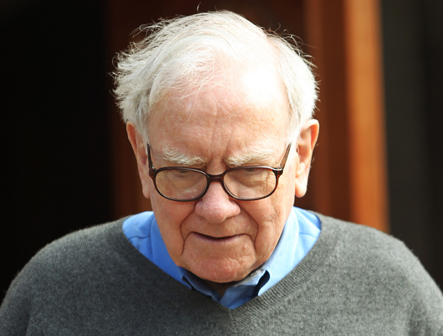 File photograph of Berkshire Hathaway chairman and CEO Buffett in Sun Valley
