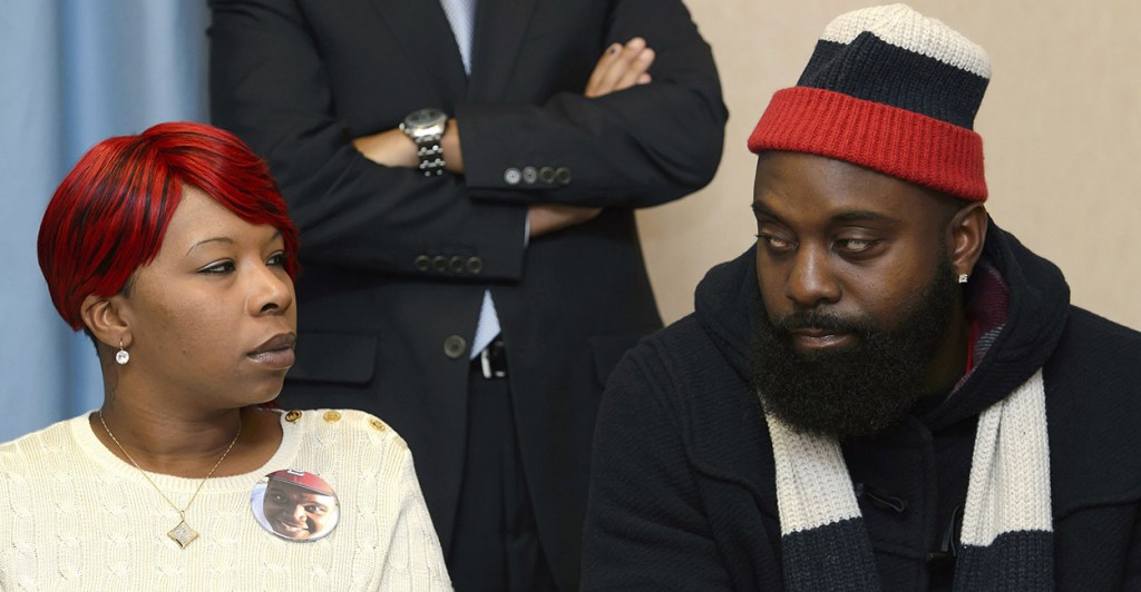 Son's killer 'did not face the consequences,' say Lesley McSpadden and Michael Brown Sr., parents of Michael Brown. (Photo: Martial Trezzini/Newscom)