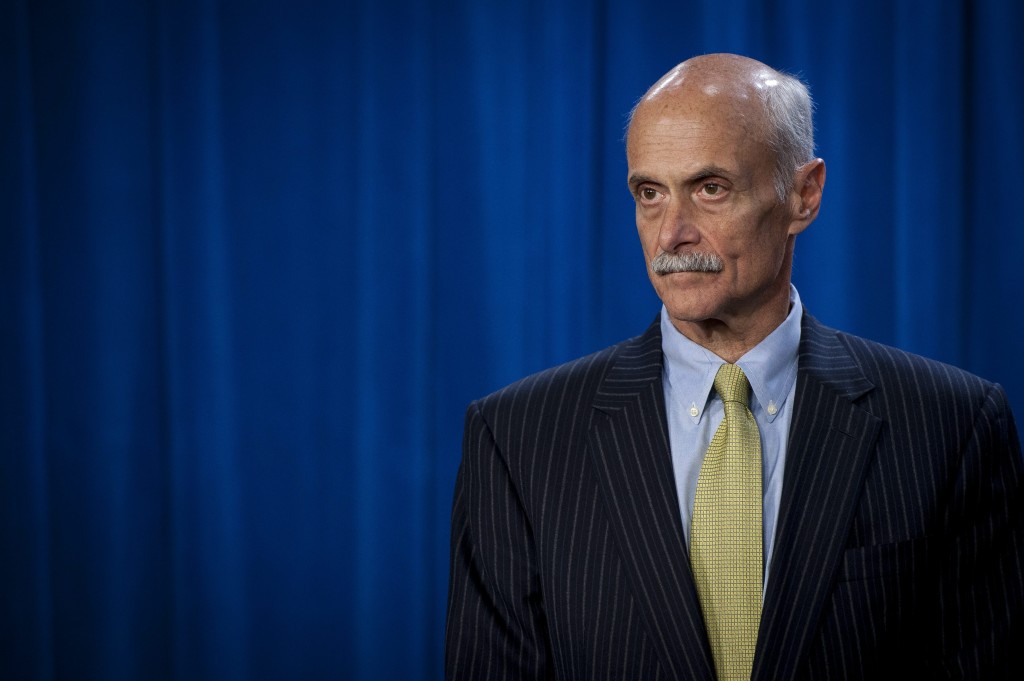 Former Homeland Security Michael Chertoff said the administration of President George W. Bush deliberately reached out to America's Muslims in a welcoming way. (Photo/EPA/Pete Marovich/Newscom)