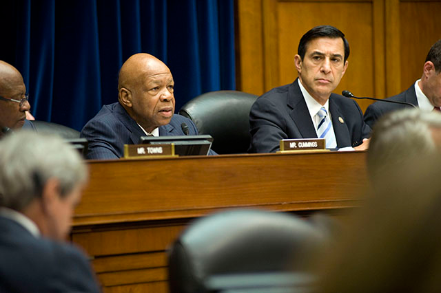 House Oversight Chairman Darrell Issa, R-Calif., at a 2011 meeting to consider holding Attorney General Eric Holder in contempt of Congress for his failure to produce subpoenaed documents related to Operation Fast and Furious. (Photo: Louie Palu/Newscom)