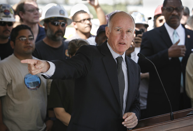 California Governor Jerry Brown (D)