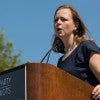 Tea Party Patriots co-founder Jenny Beth Martin speaks at a rally to voice opposition to the Iran nuclear agreement on the West Lawn of the United States Capitol in Washington D.C. on Wednesday, September 9, 2015. (Photo: Jeff Malet/Newscom)