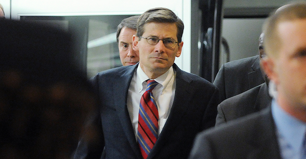 Michael Morell, acting director of the CIA, arrives at a closed briefing Tuesday, Nov. 13, 2012, in Washington, D.C, concerning the attacks on the U.S. consulate in Benghazi. (Photo: Olivier Douliery/Newscom)