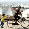 Young Syrian refugees play in the Zaatari Refugee Camp, Jordan. (Photo: POOL/REUTERS/Newscom)
